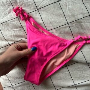 victoria secret bathing suit bottoms pink